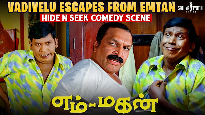 Vadivelu escapes from Emtan | Hide n Seek comedy scene | Nassar | Emtan Magan | SathyaJyothi Films