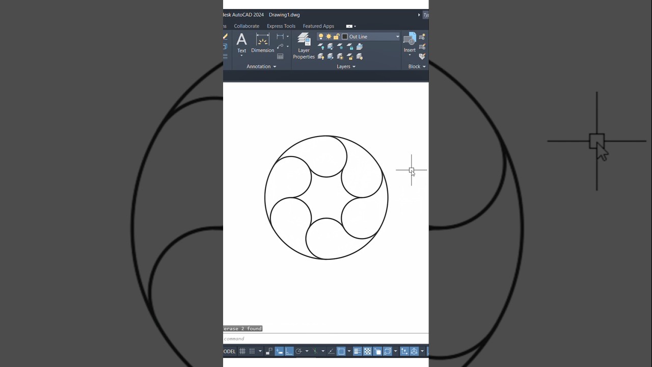 AutoCAD 2D Drawing Practice | 2D drafting drawing in AutoCAD #cad #drawing #design