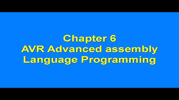 AVR by MAZIDI (CH 6 PART_1  AVR Advanced assembly Language Programming)