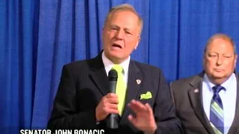 Senator Bonacic discusses designated State Funding...
