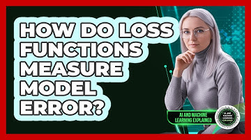 How Do Loss Functions Measure Model Error?