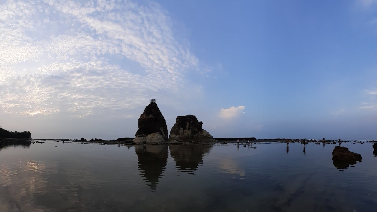 Sawarna keindahan Pantai YouTube