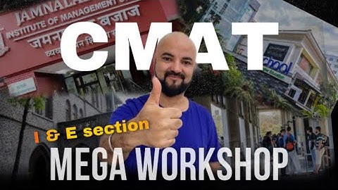 CMAT 2023 Mega Workshop | I&E Section | Innovation & Entrepreneurship