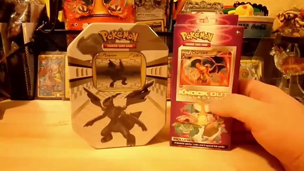 Best Pokemon Knockout Collection and Zekrom Tin Opening EVER