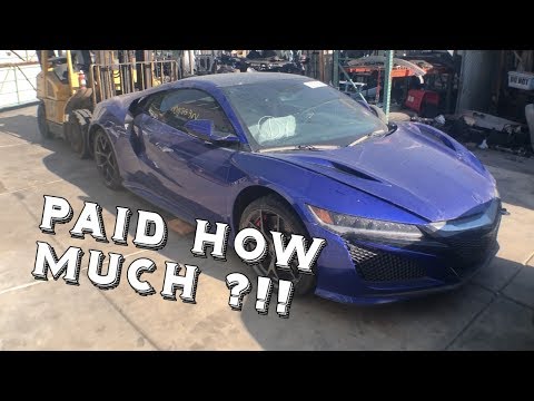 wrecked-2017-acura-nsx-rebuild-part-1-(cheapest-17-nsx-ever)