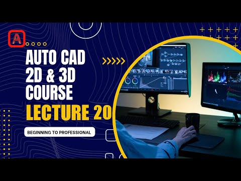 AutoCad 2D & 3D | Architecture Course Lecture # 20 | 3D Polyline Command