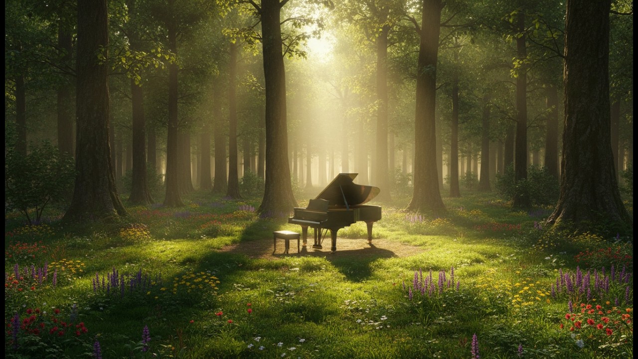 Morning Forest Piano: 90 Minutes of Positive Energy