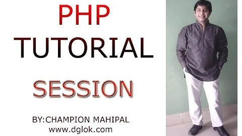 Learn PHP Tutorial 35 Using Session setting Session variable and retrieve value of Session Variable