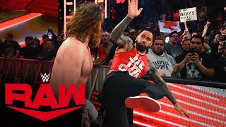 Jey Uso returns to lead a stunning Bloodline attack on Sami Zayn: Raw, March 6, 2023