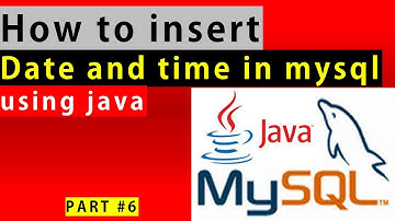 How to insert current date and time in a database using JDBC?