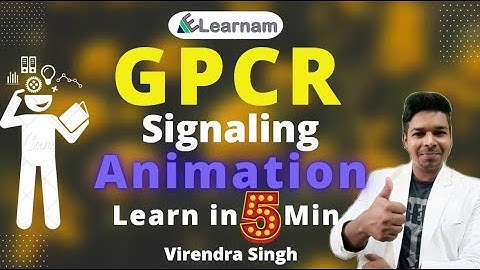 Animation Series | GPCR Signaling in 5 Minutes | Part-1 | Virendra Singh | GATE | CSIR | DBT | ICMR