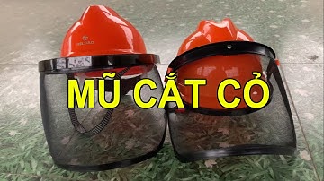 Mũ bảo hộ cắt cỏ | Sự khác nhau giữa 2 loại mũ cắt cỏ loại 150k và 220k
