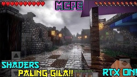BEST SHADERS MCPE Ultra Realistic Parah😲!!| No Lag Ram 1GB-4GB | Support MCPE 1.14/1.15/1.16