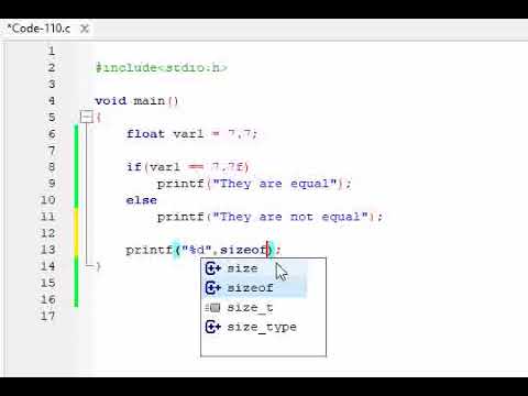 Comparing float variable with a double value In C Programming | Day#110 C Coding Challenge