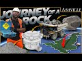 How does a rock get from a quarry to a construction site