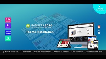 Gadgets Prestashop Theme installation and Theme configurator