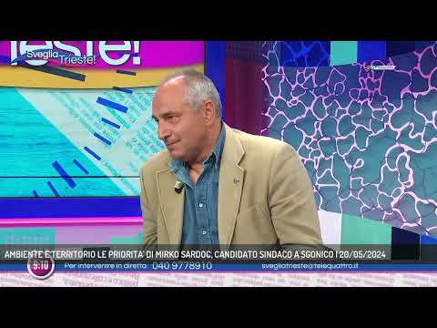 AMBIENTE E TERRITORIO LE PRIORITA' DI MIRKO SARDOC, CANDIDATO SINDACO A SGONICO | 20/05/2024