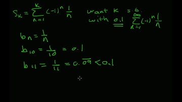 Alternating Series Error Bounding