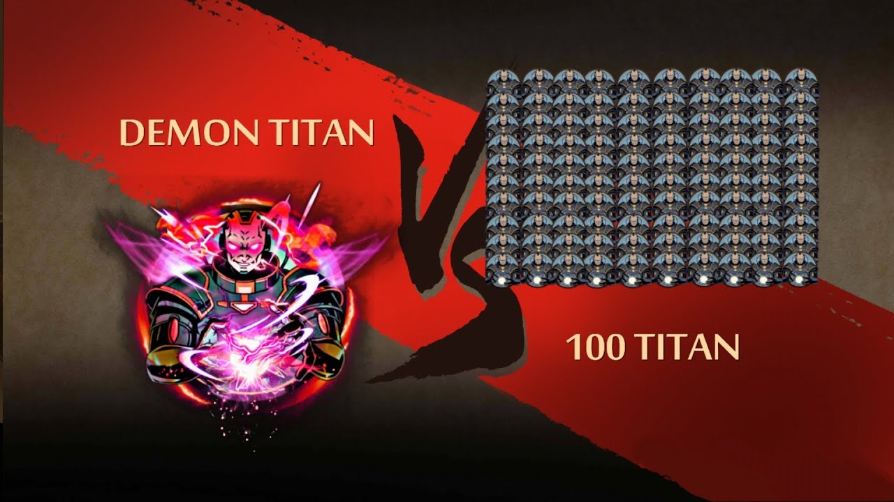 Download Demon Titan Vs 100 Titan Shadow Fight 2