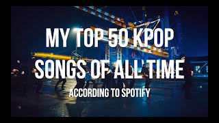 My Top 50 Kpop Songs of All Time According to Spotify - my top albums spotify stats