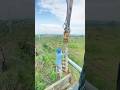 Máy Xúc Lắp Mũi Khoan Để Đào Đất Và Chôn Cột Điện #mayxuc #excavator #cat #excavator #ningningtv