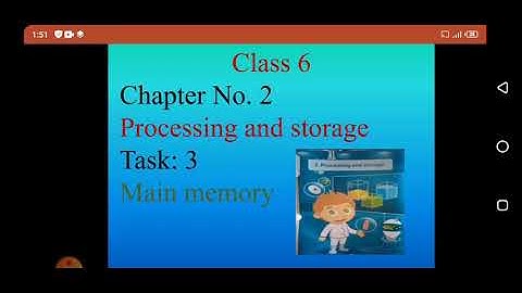 Computer Digital world book 5...Unit No:2﻿ Topic:Task No:3 "Main Memory "Page No: 26 & 27