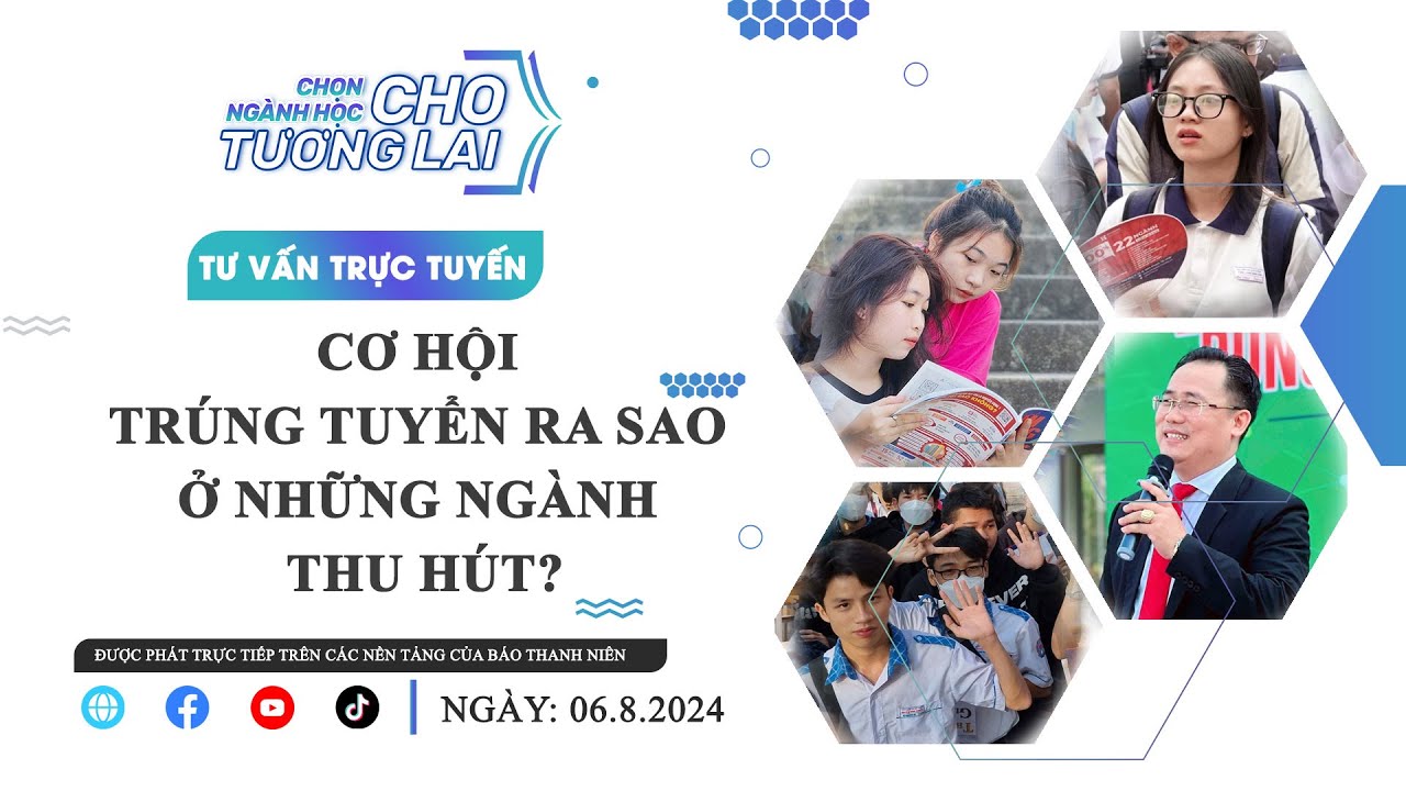 Outline Video TRỰC TUYẾN: Cơ hội trúng tuyển ra sao ở những ngành thu hút?