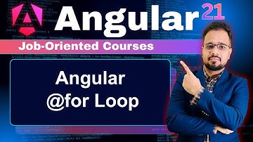 Angular 21 Tutorial in Hindi #21 | @For Loop Explained | Render Lists, Objects List in Template
