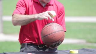 Summer Fun: How to transfer momentum from a basketball to a tennis ball screenshot 3