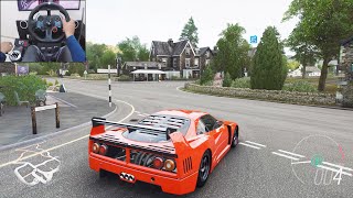 Ferrari F40  Forza Horizon 4 | Logitech g29 gameplay