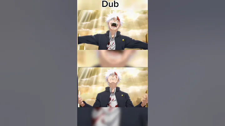 Gojo :your so right English dub vs Sub#jujutsukaisen #anime #gojo