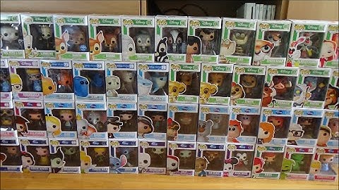 My Funko Pop Collection part 1/4 July 2016 - Disney