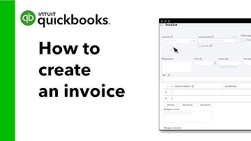 How to create an invoice in QuickBooks Online