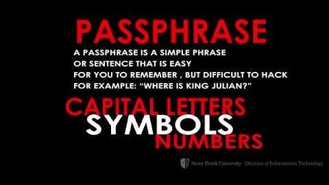 Importance of Creating an Effective Passphrase - 2015 National Cyber Security Awareness Month