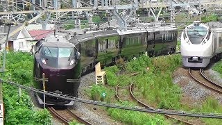 常磐線 E655系「お召し列車」ハンドル（練習）運転＠取手 2019-9-14