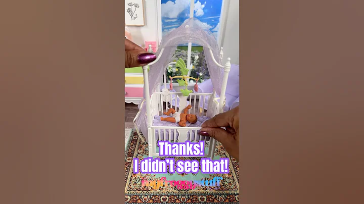 2005 Barbie Nursery Crib | So Many Details!!! Retro Barbie Play Set | My Mini Baby Series 2