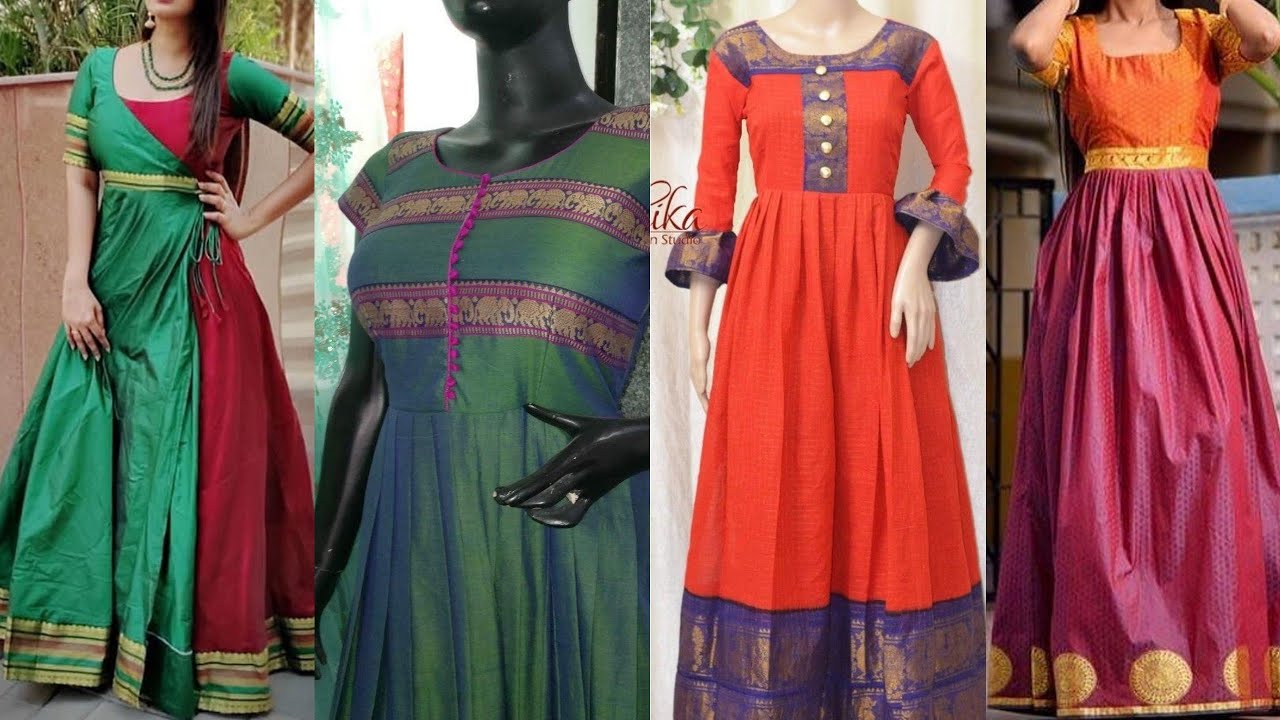 Top 10 Designer Dresses You can Make Using Old Sarees To Try In 2023