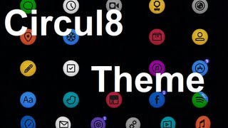 Circul8 Cydia Theme on the iPad