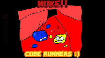 A NUKE!? (ft. My Friend: @Hdubplays2 ) | Cube Runners Entity Encounter