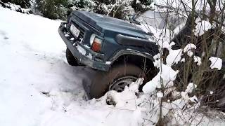 4x4 off Nissan Patrol Y60, Y61, Toyota Land cruiser HDJ80 pre-Christmas offroad 2018 (4K). 4x4 off Nissan Patrol Y60, Y61, Toyota Land cruiser HDJ80 pre-Christmas offroad 2018 (4K).