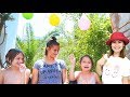 Eğlenceli video. Ayşe ile bilmeceli sulu balon challenge