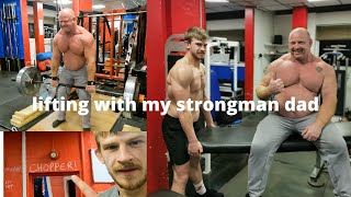 TRAINING WITH MY STRONGMAN DAD | with the UFC's Arnold Allen
