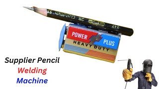 How To Make Simple Pencil Welding Machine At Home With Blade practical invention Inventor Diy 12V