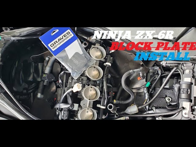 KAWASAKI ZX6R 2019 - 2020 GRAVES MOTORSPORT BLOCK OFF PLATES { GET THE  RIGHT TUNE ONCE }