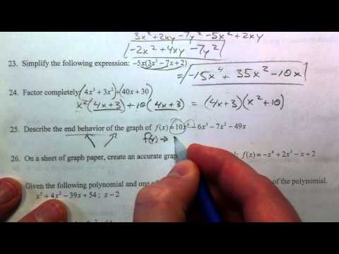 Algebra 2 Midterm