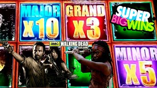 The Walking Dead Slot Machine HUGE WIN | Max Bet Bonus & HUGE SLOT WIN screenshot 2