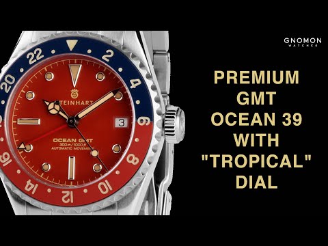 Steinhart Ocean 39 Vintage GMT Premium Red Ceramic