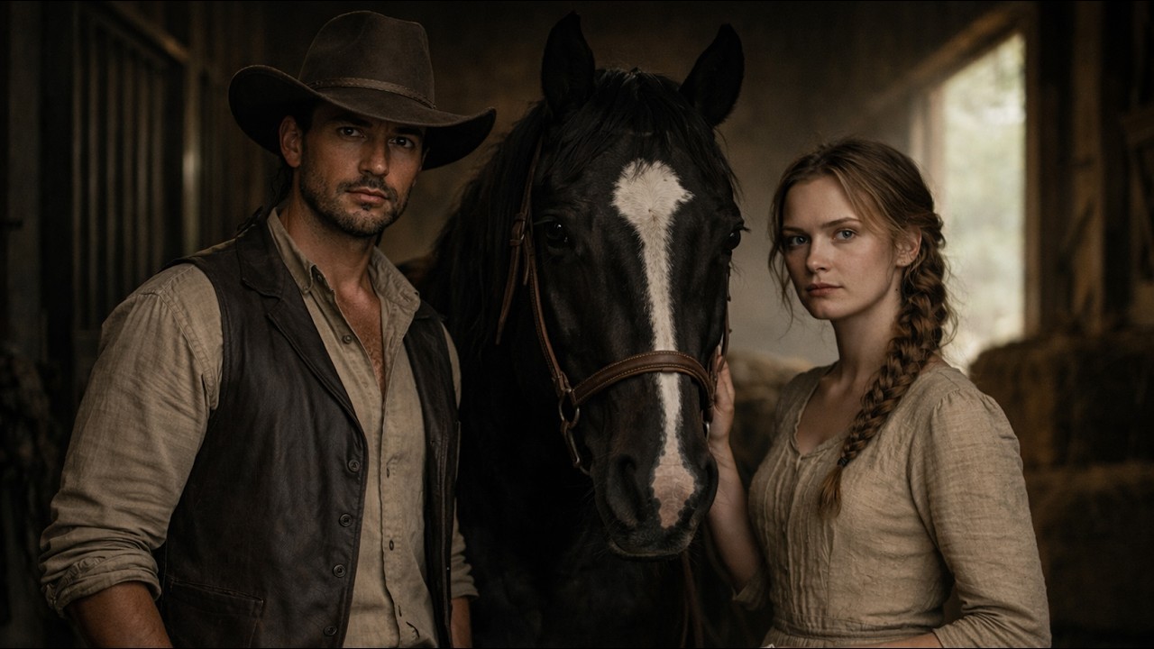 He Found Her Gently Brushing His Horse That Trusted No One The Cowboy  Right Then She Was Different