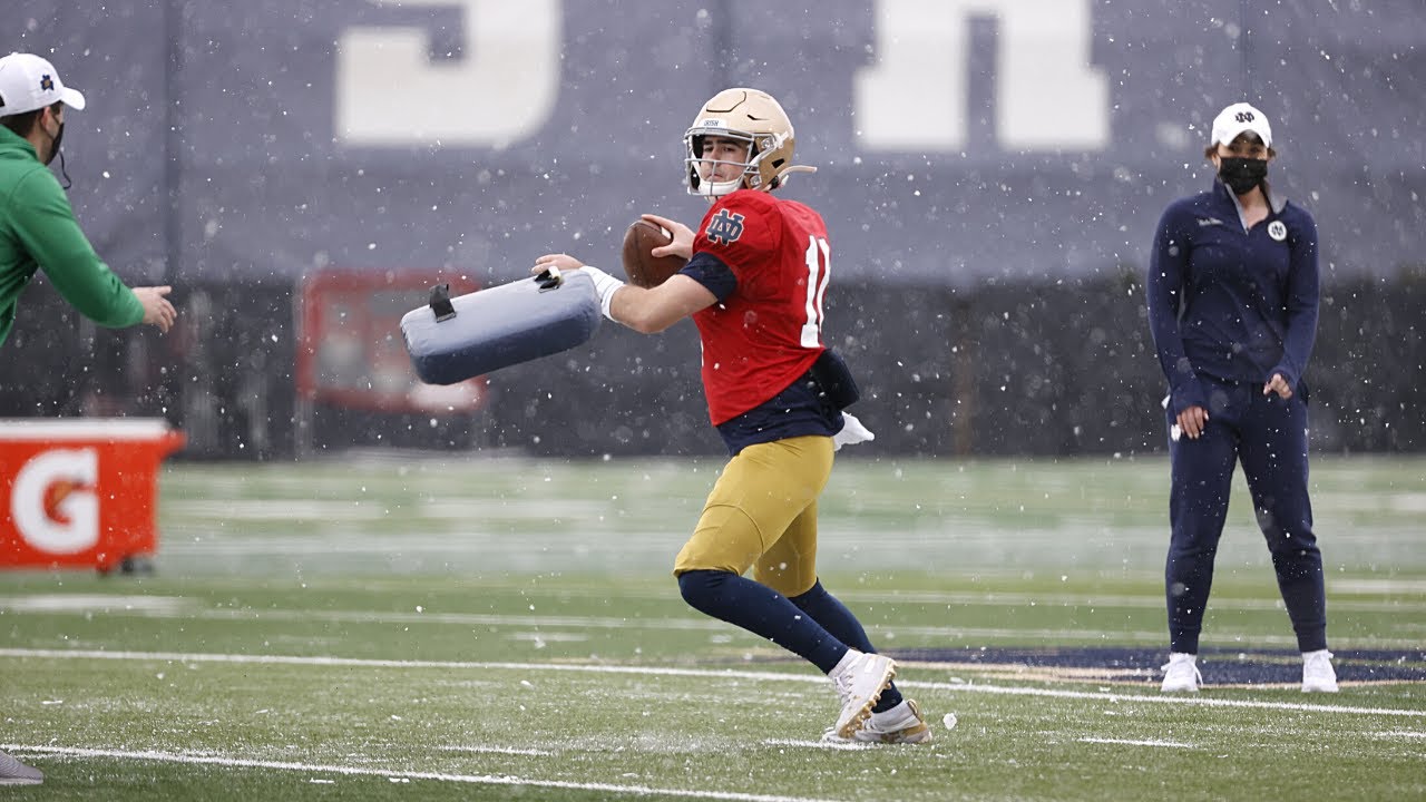 watch-notre-dame-spring-football-practice-3-jack-coan-drew-pyne