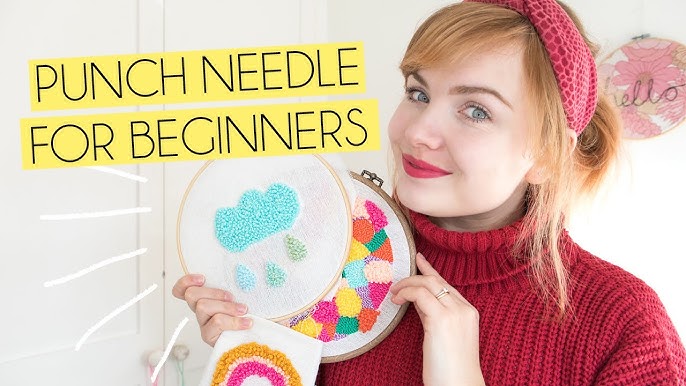 How to Use Ultra-Punch Needle To Create Your Punch Needle Embroidery  Project, Tutorial 